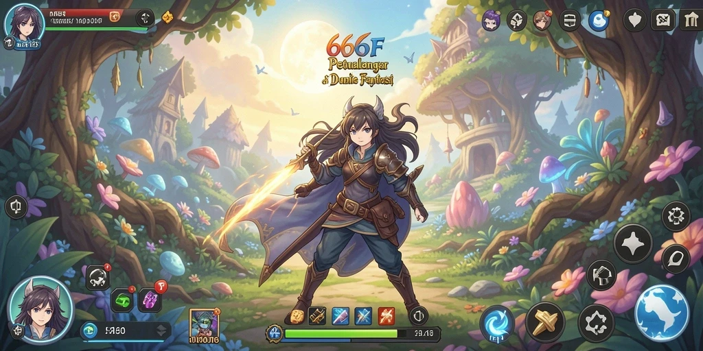 Gameplay seru 666F dengan karakter Anime yang menarik.