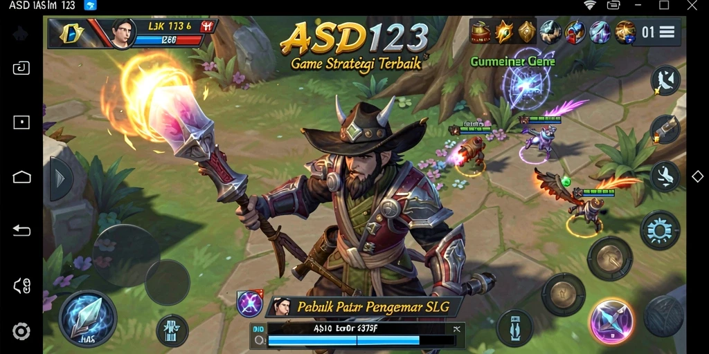 Tampilan gameplay menarik di dunia SLG.