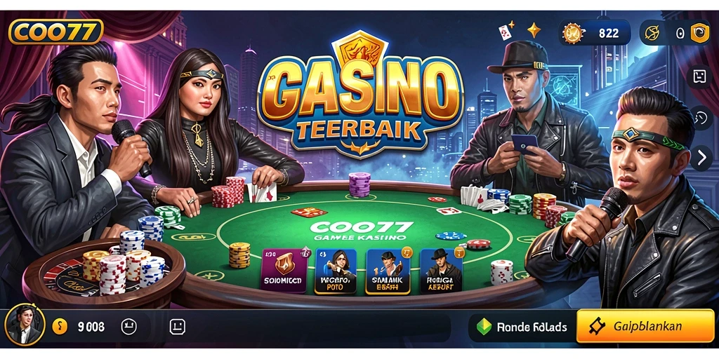 Screenshot COO77 menampilkan gameplay menarik dan seru di kasino.