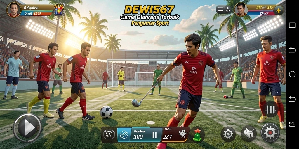 Tampilan gameplay seru dari DEWI567 yang memikat para penggemar olahraga.