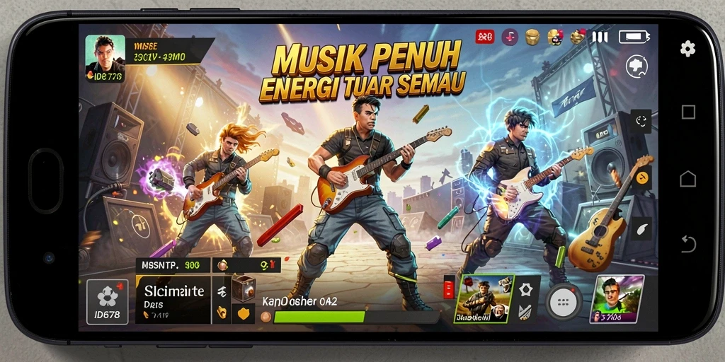 Screenshot gameplay ID678 menampilkan pengalaman musik yang menarik.