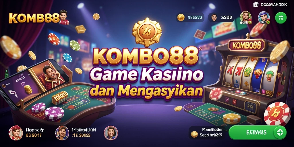 Tampilan gameplay kasino yang menarik dan menghibur di KOMBO88.