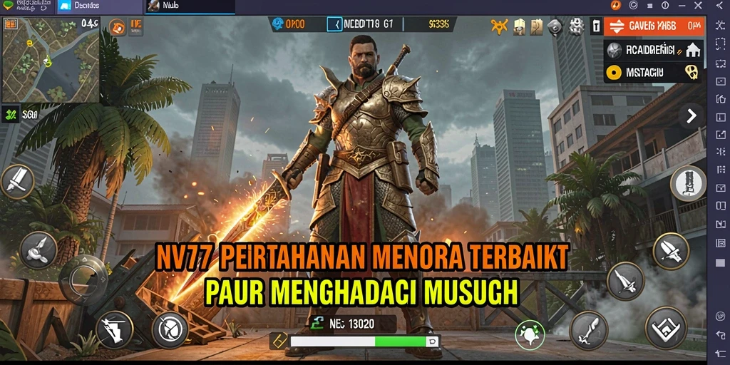 Gameplay seru dalam melindungi menara dari serangan musuh.