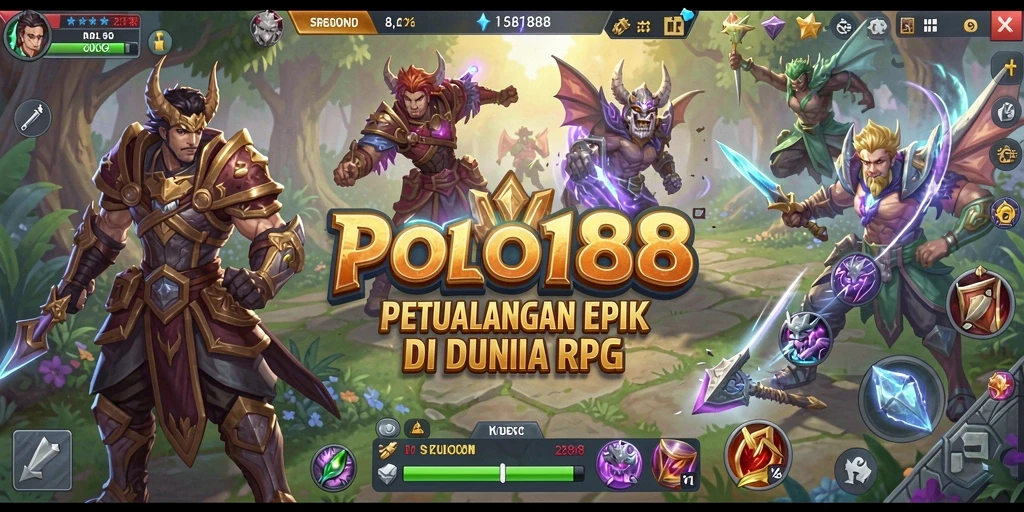 Tampilan menakjubkan dari gameplay RPG di POLO188.