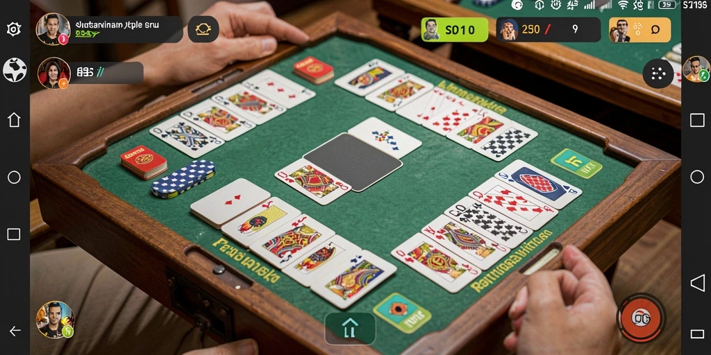 Gameplay seru dalam permainan Gaple SD107.
