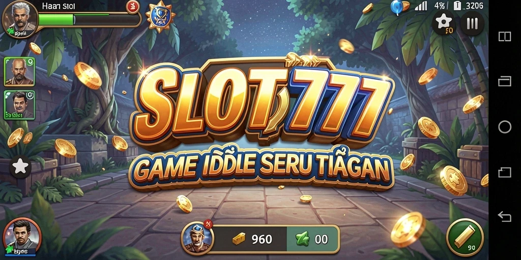 Tangkapan layar utama SLOT777 menunjukkan gameplay slot yang menarik dan interaktif.