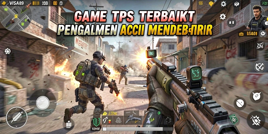 Tampilan gameplay seru dan mendebarkan dari VISA89.